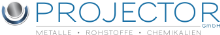 Logo von PROJECTOR Germany – Lieferant für Seltene Erden, Metalle und Chemikalien.